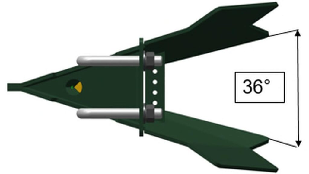 высокая модель открывателя борозды при посадке с предварительной подготовкой гребней или грядок (или в комбинации с Multivator)