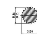 Spirit 9200 VarioWeb кардан 21-шлицевой