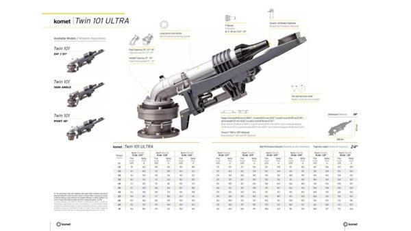 IRFA5 пистолет Komet TWIN 101 Ultra 15 – 45
