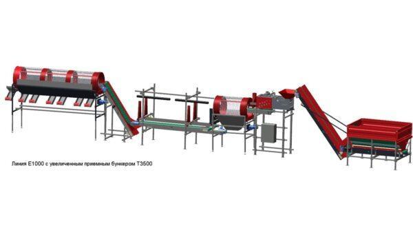 Дробление и калибровка Линия дробления и калибровки чеснока Erme E1000