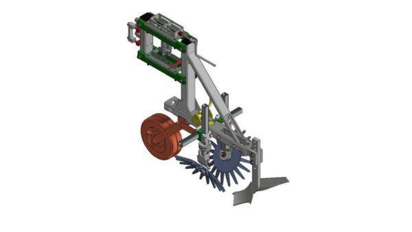 Опции Oliver пропалывающий элемент с колесом контроля глубины и регулируемым окучником для ROTOCLEAN